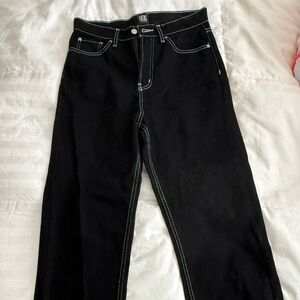 BDG Black Straight Leg Jeans Classic Denim
